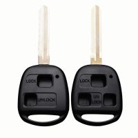 直柄两键外壳[回去开齿]送电池+工具 丰田老款霸道车钥匙外壳威乐凌志佳美普拉多遥控器改装替换直柄壳