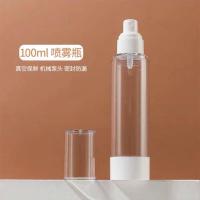 透明款100ml(送贴纸) ins高压喷雾瓶超细雾化补水保湿按压式喷壶 便携爽肤水分装空瓶子
