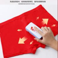 [款1条装]大红纯色 L [适合80-100斤] [沃马龙4条装]内裤男平角裤中腰透气青年四角裤头男士内裤潮U凸
