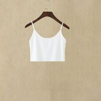 610白色[一件装] XL [110-135斤] 背心女黑白色学生外穿棉质百搭上衣1-2件内穿打底衫小吊带内衣女