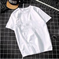 俞兆林 纯棉短袖白 M 70-110斤内 俞兆林短袖t恤男半袖ins港风圆领体恤衫宽松潮牌百搭学生五分上衣