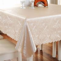 茶几餐桌布防水防烫长方形圆形欧式布艺隔热圆桌垫正方形台布盖布