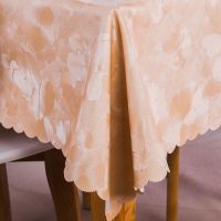 茶几餐桌布防水防烫长方形圆形欧式布艺隔热圆桌垫正方形台布盖布