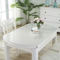 软玻璃pvc透明桌布防水防油防烫免洗长方形餐桌垫茶几垫