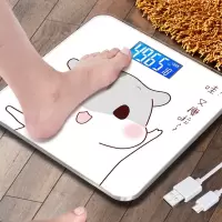 可选usb充电电子称体重秤家用健康秤人体秤成人称重计器