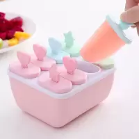 雪糕模具可爱卡通冰淇淋diy自制做冰棒冰棍冰块家用模具