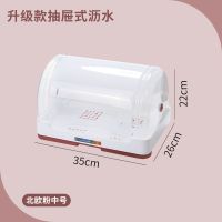 创意沥水杯架家用防尘杯子架奶瓶架托盘置物架带盖茶杯加厚收纳架