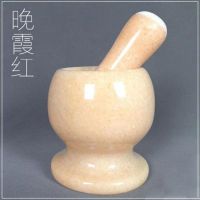 捣蒜泥家用石头臼子罐敲碎药研磨工具厨房压蒜器擂钵绞蒜泥器