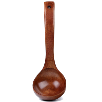 木勺火锅木质勺菜勺油勺弯柄盛汤木质长柄火锅勺
