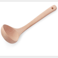 木勺火锅木质勺菜勺油勺弯柄盛汤木质长柄火锅勺
