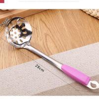 火锅汤勺漏勺不锈钢小勺子家用喝汤盛汤舀汤小号大号加长加厚套装