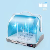 婴儿奶瓶收纳箱便携式大号宝宝餐具紫外线沥水防尘晾干奶粉盒