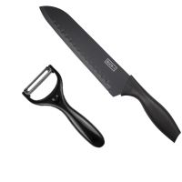 黑钢厨师刀菜刀厨房刀具套装菜板削皮器锋利家用切肉刀