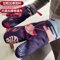 隔热手套防烫加厚微波炉烘焙可爱烧烤耐高温厨房防热烤箱家用