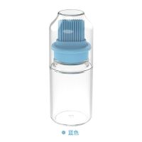耐高温硅胶油刷带瓶 厨房烙饼油刷子烧烤刷子不掉毛食用毛刷家用|升级玻璃款-卡兰