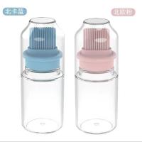 油刷子家用多功能烧烤硅胶耐高温不掉毛玻璃瓶抹油烘焙烙饼|花色/海色实惠装.