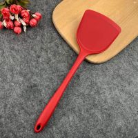 硅胶锅铲不粘锅铲炒菜铲汤勺饭勺漏勺煎铲耐高温铲工具套装|樱桃红 饭勺