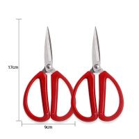 不锈钢家用剪结婚剪剪纸剪刀剪办公剪裁缝剪文具剪手工剪|红色中号2把装