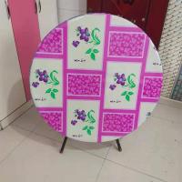 老式桌子桌布加厚桌垫防水防油不怕烫pvc革桌面钢丝球随便擦桌套|万事如意(圆) 1米2