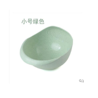 淘米盆淘米器家居用品厨房小工具实用居家生活日用品创意|小麦秸秆绿小