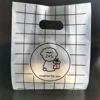 萌可爱小羊打包袋烘焙面包四指袋小饰品手拎袋时尚零食塑料袋|100个 大号