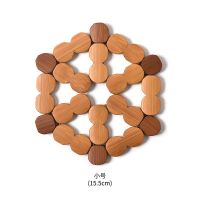 新款24cm大号餐垫10个装防烫隔热垫竹制砂锅垫盘垫|小号18#[6个装]