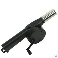 便携式式电动鼓风机 烧烤助燃器 烧烤炉吹风机 电动吹风机|手摇鼓风机1个