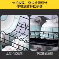加粗厨房置物架碗筷收纳盒用品小百货沥水碗架刀架筷子筒收纳架