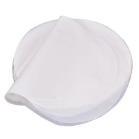 耐高温圆形方形空气炸锅烘焙油纸硅油纸厨房不粘烤肉吸油纸|圆形款直径25厘米50张