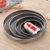 做蛋糕的工具304面粉筛过滤筛60目不锈钢手持网筛液渣筛精细|粉筛15/20/25/30(四件套) +硅胶刮刀(送刷子)