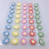 巧克力小花配件翻糖花围边 生日蛋糕装饰配件巧克力配件108朵每盒|彩色双层80朵