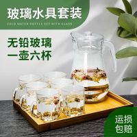 北欧冷水壶玻璃凉水壶客厅简约家用喝水杯茶杯凉白开水杯水具套装