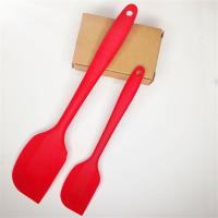 家用耐高温油刷子厨房烙饼硅胶油刷烘焙烧烤刷不掉毛烧烤刷油刷子|[组合装]中号大号刮刀各1(颜色随机