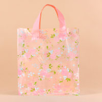 加厚服装袋手提袋礼品袋装衣服店袋子包装购物袋化妆品袋胶袋|玫瑰花 宽30高38测850个一包