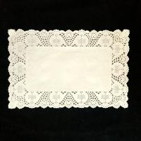 吸油纸花底纸圆形椭圆形家庭饭店花边装饰垫纸烘焙用纸|150张长方形20*30厘米买1送1