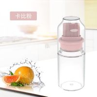 油刷子家用多功能烧烤硅胶耐高温不掉毛玻璃瓶抹油烘焙烙饼|桃花色*1优惠装