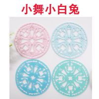 碗垫子桌垫防烫杯垫子隔热垫家用耐高温锅垫茶杯垫盘垫菜盘垫餐垫|小舞小白兔 16片装(颜色随机)