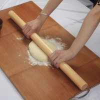 1米擀面杖实木压面棍大号做饼厨房烘焙工具擀面棒擀面棍|40*3厘米实木擀面杖