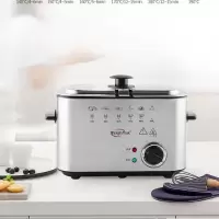 1.5l电炸锅家用商用小型油炸锅炉省油恒温控油条机