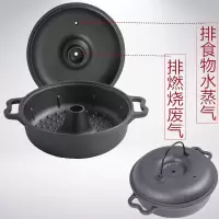 烤红薯铸铁锅家用多功能红薯锅烤土豆无涂层烤锅燃气烤地瓜锅