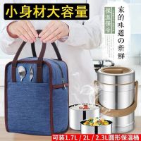 手提包加厚饭盒袋防水保温包饭盒收纳袋帆布带饭手提包妈咪包