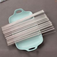 整件不锈钢烧烤签子羊肉串烤串烤肉签工具签字烤针家用串针签