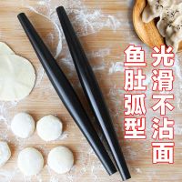 乌木紫光檀鱼肚擀面杖实木擀面棍擀面轴子27cm长2.4cm粗无漆