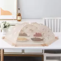 饭菜罩子防苍蝇盖菜罩折叠拆洗餐桌罩剩菜食物饭罩家用防尘遮伞菜