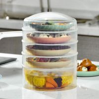 餐桌剩菜收纳家用冬天盖菜饭菜加厚可叠加保温热菜罩防尘菜罩