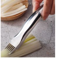304不锈钢葱丝刀 厨房细切器家用切丝器多功能葱花切菜器切葱