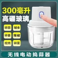 电动捣蒜泥拉蒜搅蒜器全自动蒜蓉器碎大蒜绞搅机迷你打蒜器压