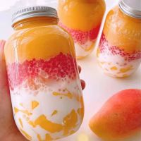 杨枝甘露瓶子一次性pet塑料杯大口奶茶果汁打包瓶