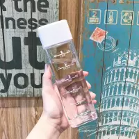 韩版学生水杯女塑料杯耐摔防烫可爱随手杯ins仙女水杯