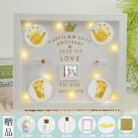 宝宝满月纪念品手足印手足脚印泥婴儿百天周岁礼物新生儿创意